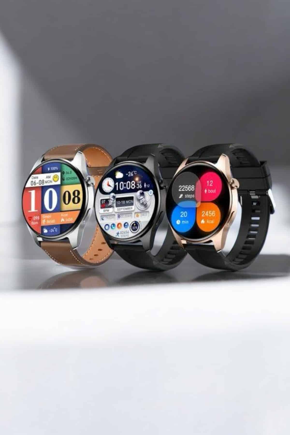 Akıllı Saat Bluetooth Bağlantılı Amoled Ekran Uyku ve Sağlık Takibi