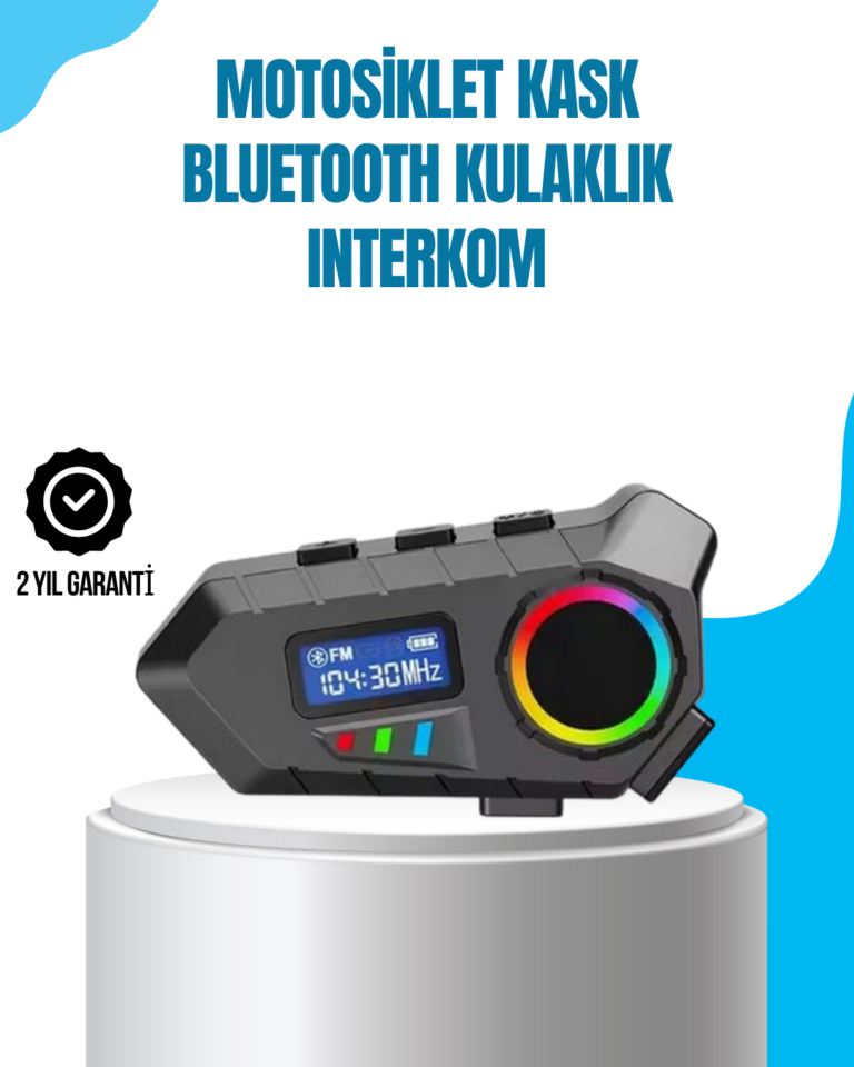 Bluetooth 5.4 Kablosuz Hoparlör IP65 Su Geçirmez ve 40 Saat Uzun Pil Ömürlü