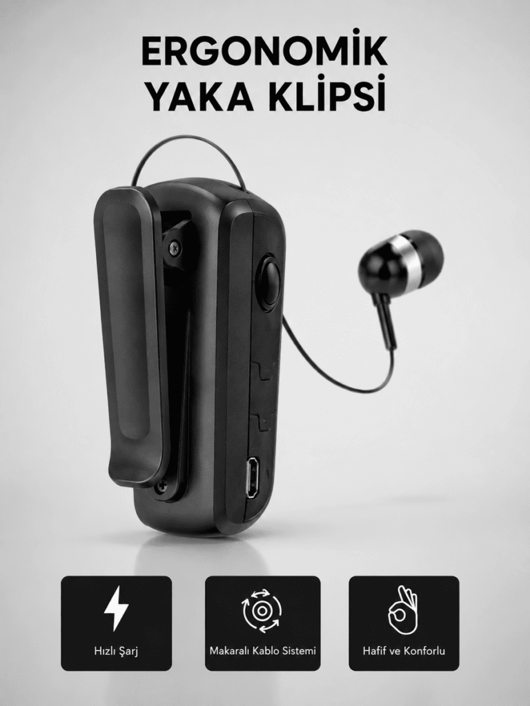 Kablosuz Bluetooth Kulaklık – Gürültü Önleyici, Uzun Pil Ömürlü, Çift Cihaz Bağlantılı