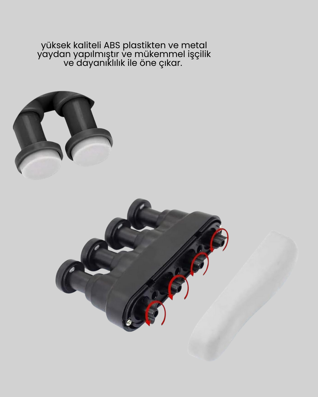 Parmak Güçlendirme Egzersiz Aleti Ayarlanabilir Direnç