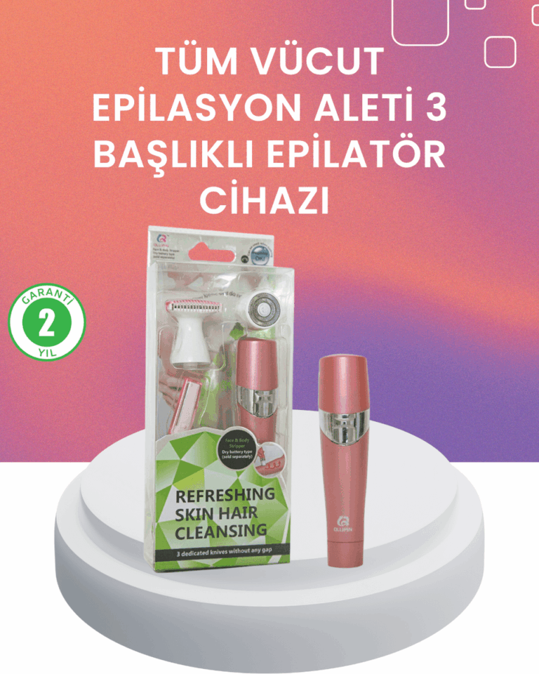 Yumuşak ve Pürüzsüz Cilt İçin Epilasyon Seti