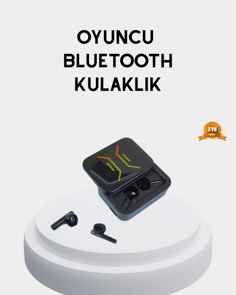 Bluetooth 5.3 Kulaklık – Kablolu & Kablosuz Kullanım, 2000 mAh Powerbank, 4 Saat Kesintisiz Müzik