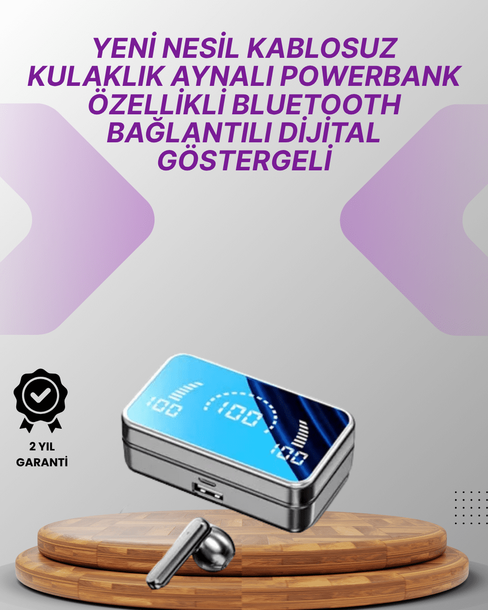 S20 Kablosuz Kulaklık – 360° Surround Stereo Ses Sistemi ile Derin Ses Deneyimi