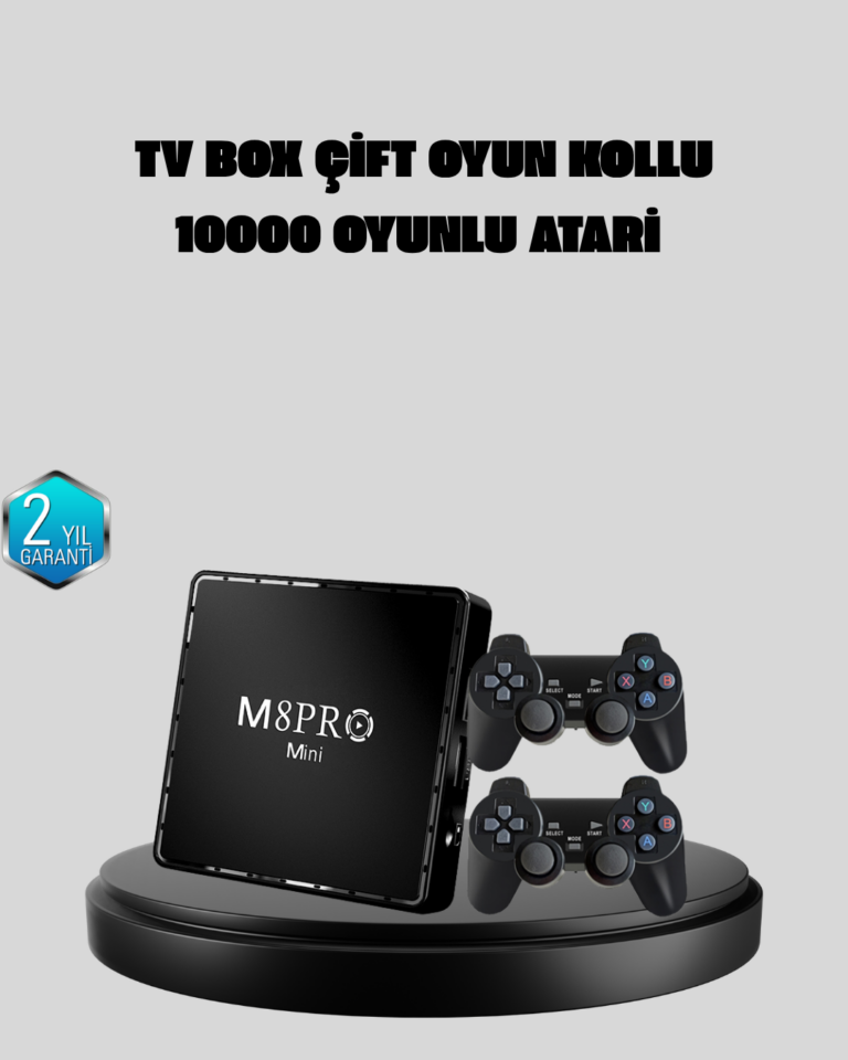 10K Ultra HD M8Pro Mini 2 – 64 GB Depolama, Android 12, Oyun ve TV Deneyimi Bir Arada