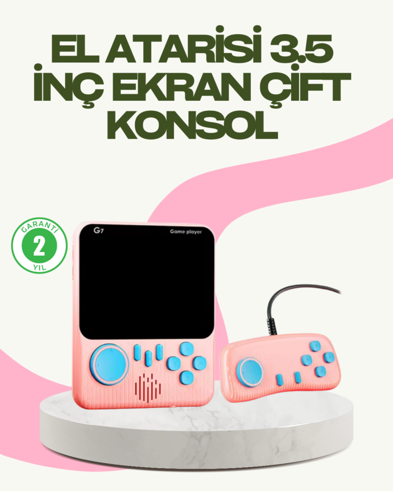 666 Oyunlu Retro Game Console – TV ve Çift Gamepad Desteği