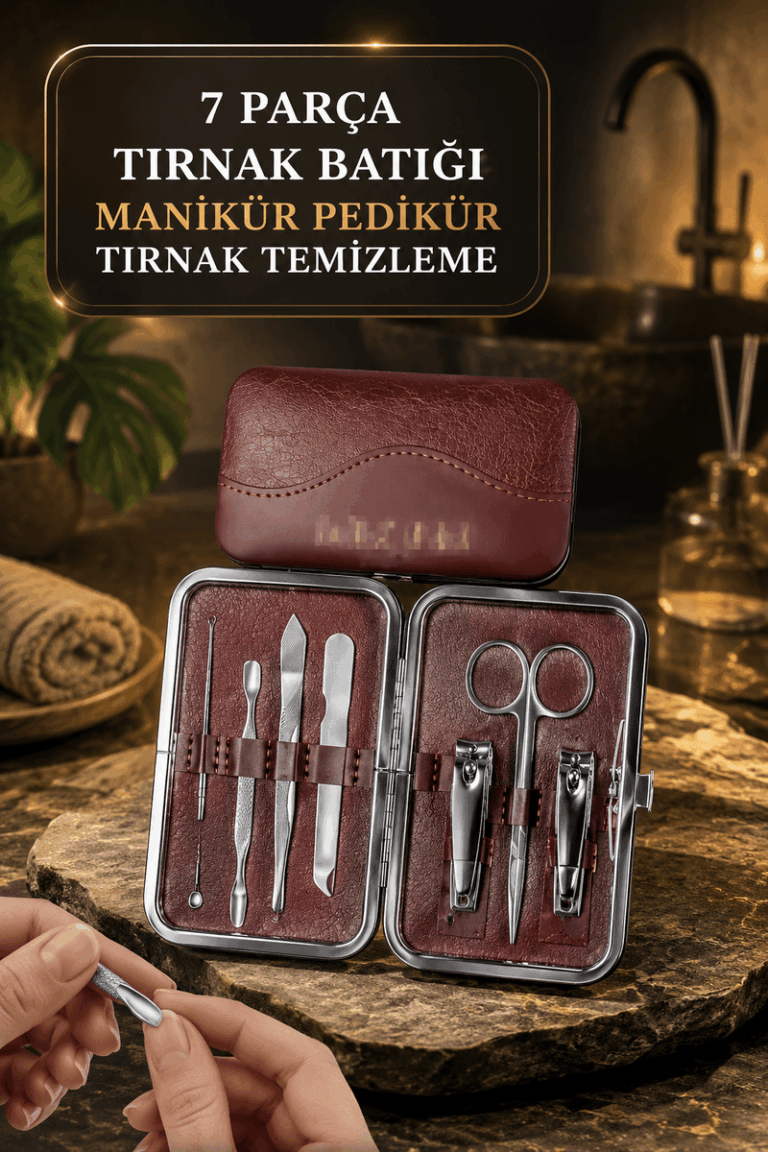 Tırnak Batığı Temizliği ve Günlük Bakım İçin 7 Parça Profesyonel Set