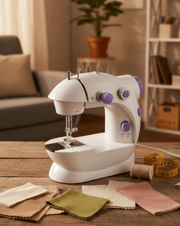 Taşınabilir Mini Dikiş Makinesi Ev ve Ofis Kullanımı İçin
