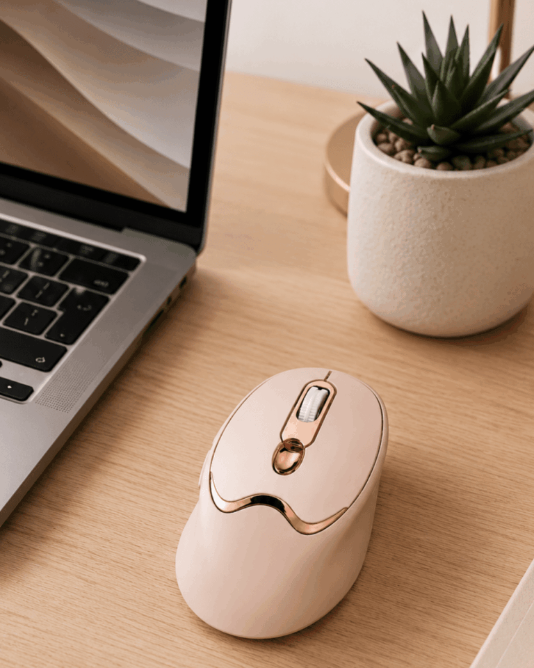 Ofis ve Laptop Kullanımına Uygun Şarjlı Wireless Mouse Sessiz Tuşlu