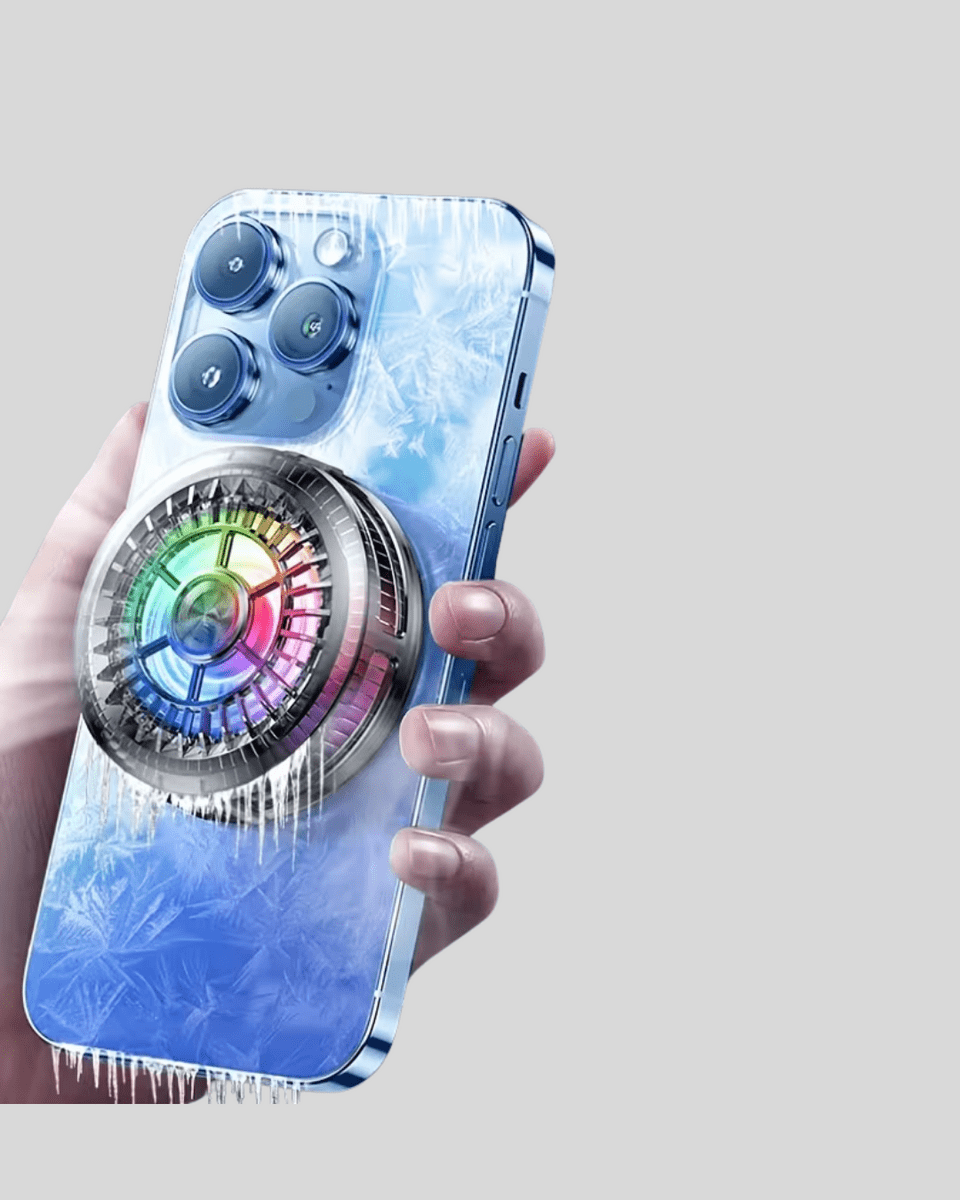 RGB Işıklı Telefon Soğutucu Fan Gaming Cooler Süper Hızlı Soğutma
