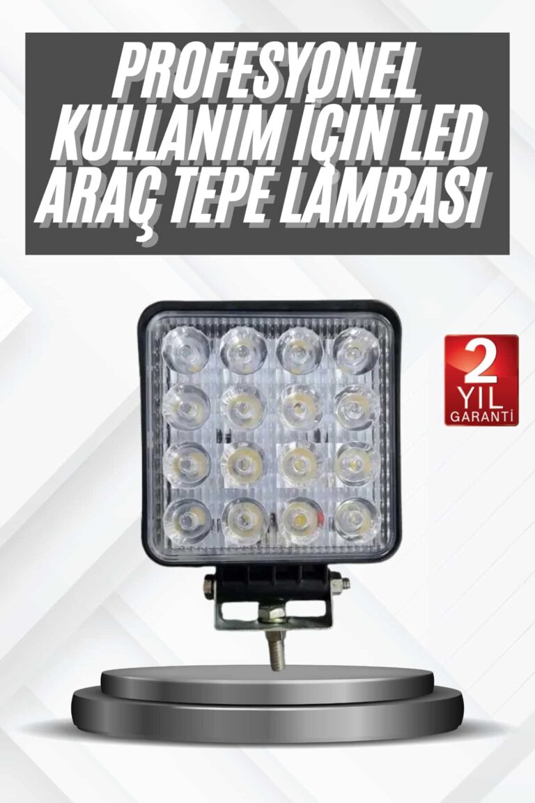 16 Ledli Çalışma Lambası Araç Görüş Lambası Oto Lamba