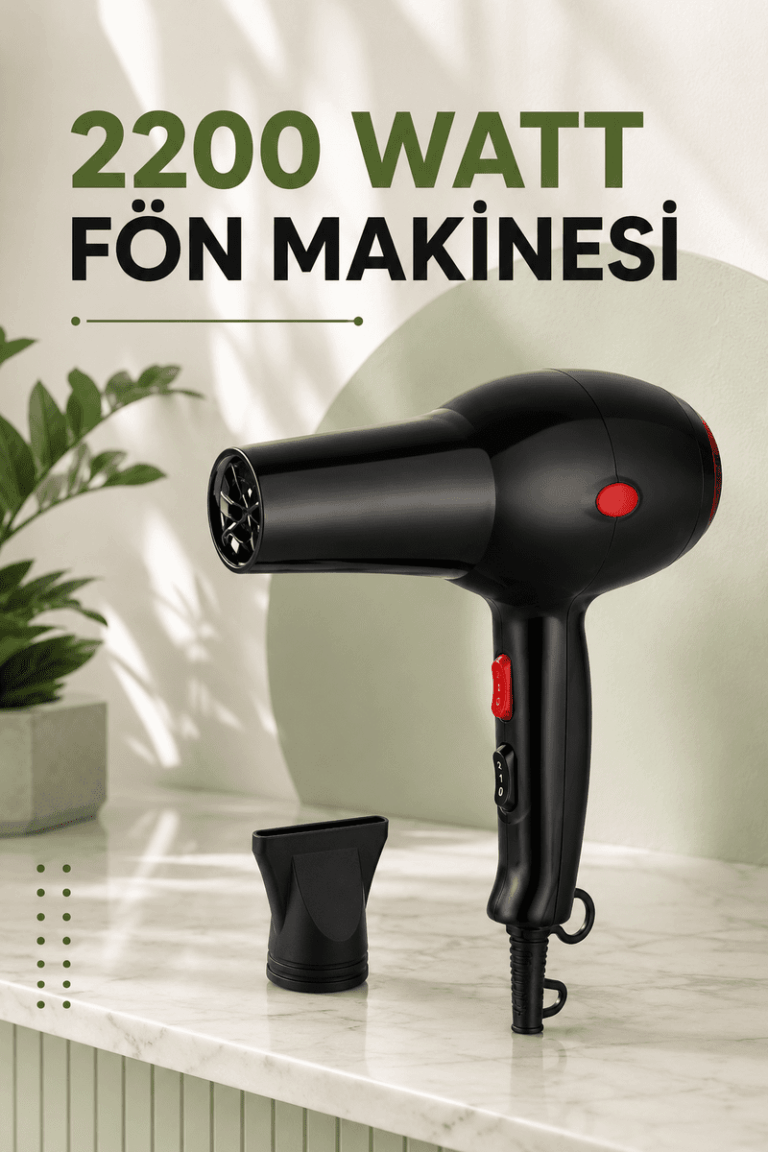 Soğuk ve Sıcak Üfleme Özellikli AC Motorlu Saç Kurutma Makinesi