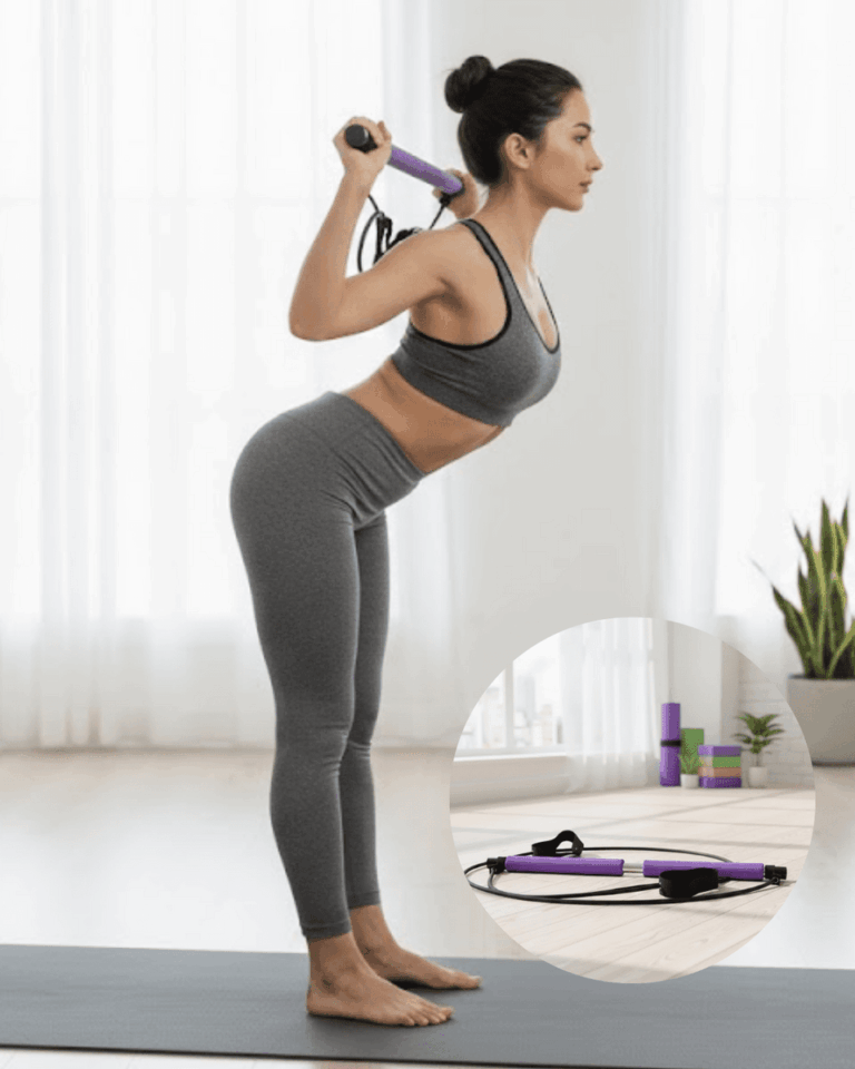 Pilates Bar Direnç Çubuğu Kas Tonlama ve Esneklik Artırıcı Tasarım