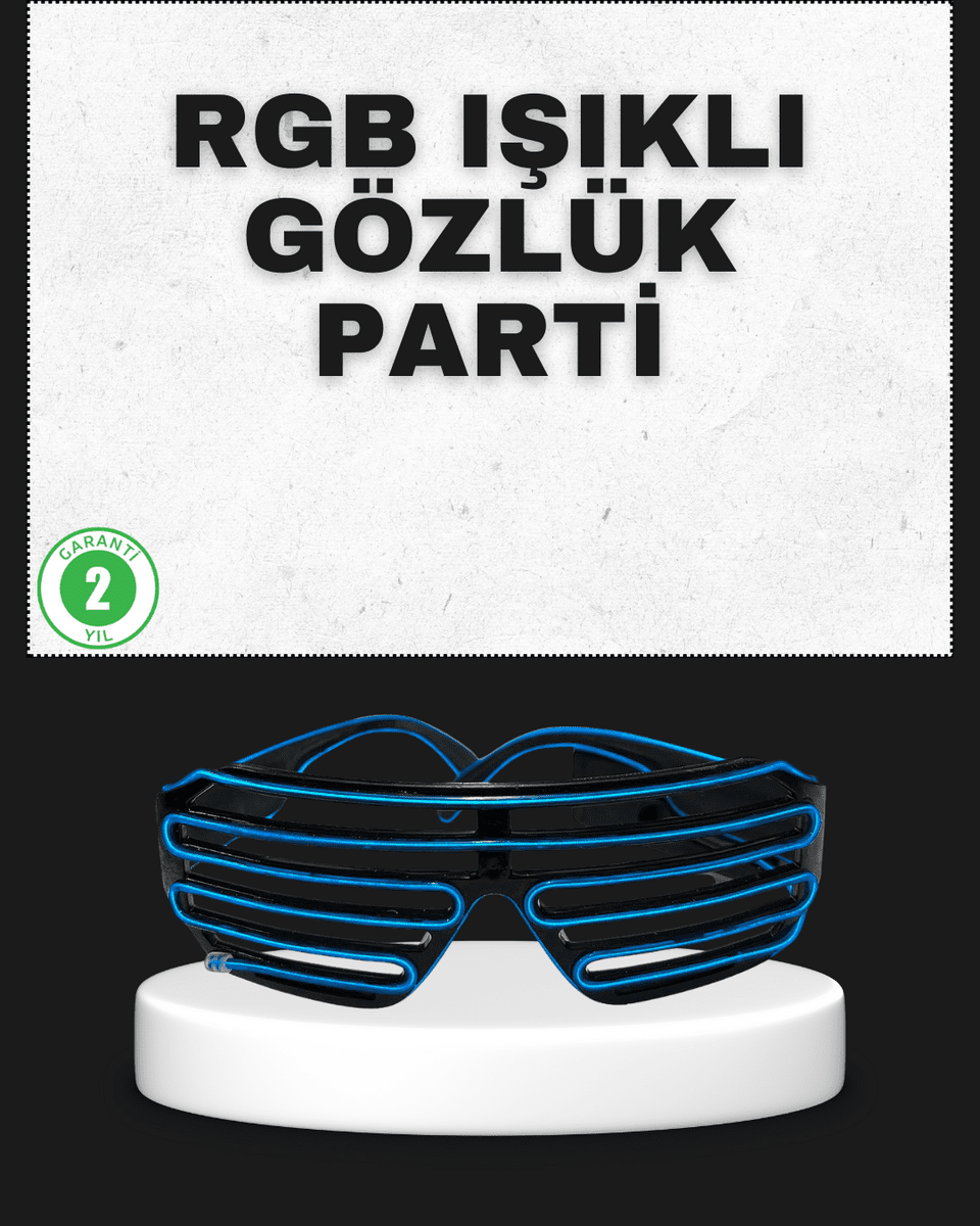 Parti ve Organizasyonlara Özel LED Işıklı Gözlük