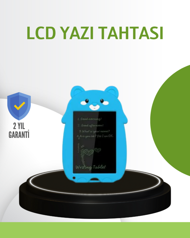 Taşınabilir Kağıt Benzeri LCD Tablet | Tek Tıkla Silme Özellikli