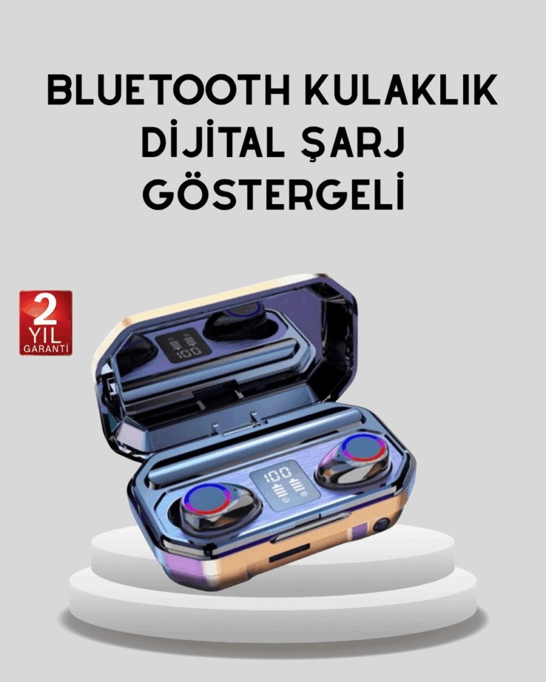 Bluetooth Kablosuz Kulaklık 4 Saat Kullanım Şarj Kutulu Düşük Enerji Tüketimli