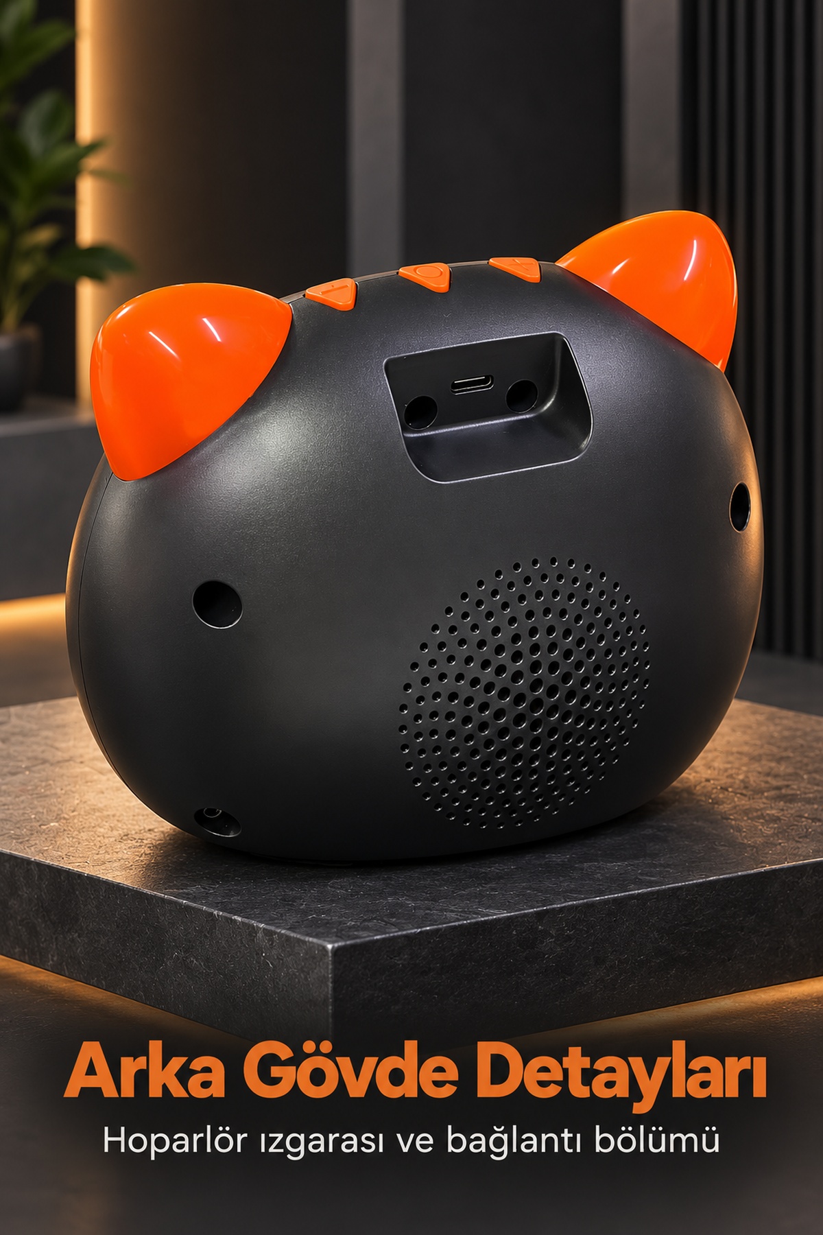 Bluetooth Hoparlör Ekranlı Saat ve Alarm Özellikli