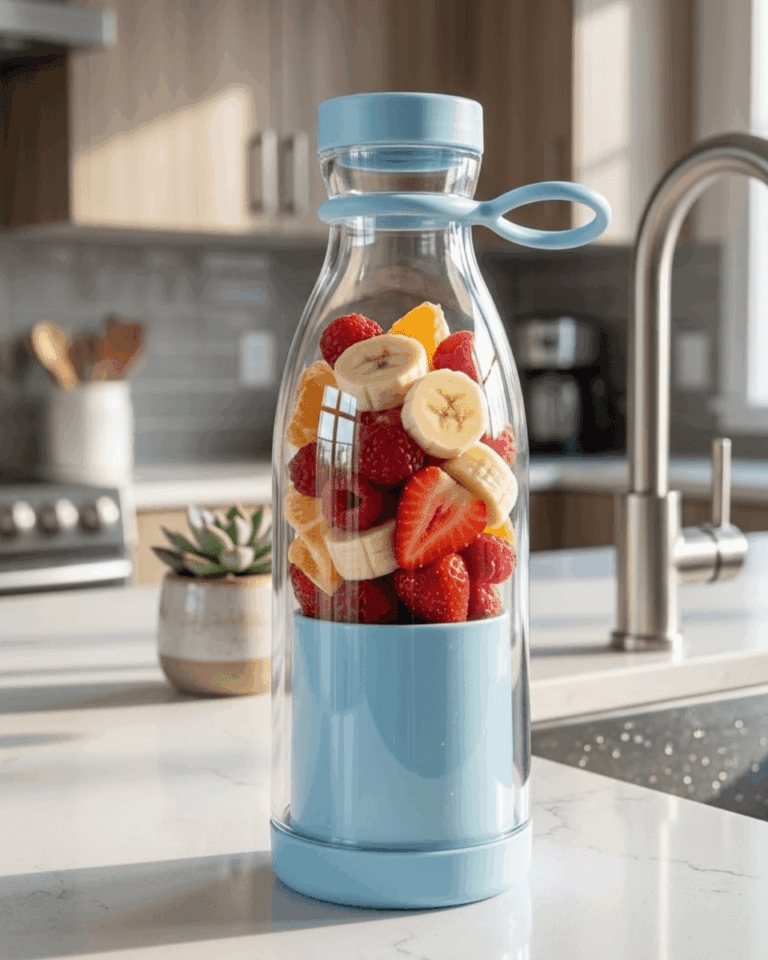 Mini Blender USB Şarjlı 380 ml Smoothie Hazırlayıcı Hafif ve Pratik Tasarım