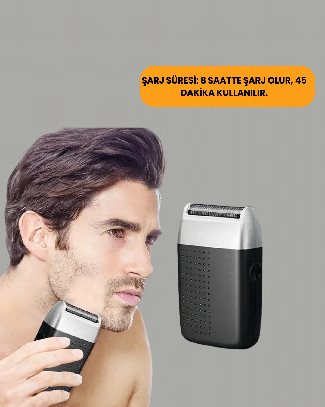 Çok Amaçlı Şarjlı Saç & Sakal Kesme Makinesi – Profesyonel ve Sessiz Performans