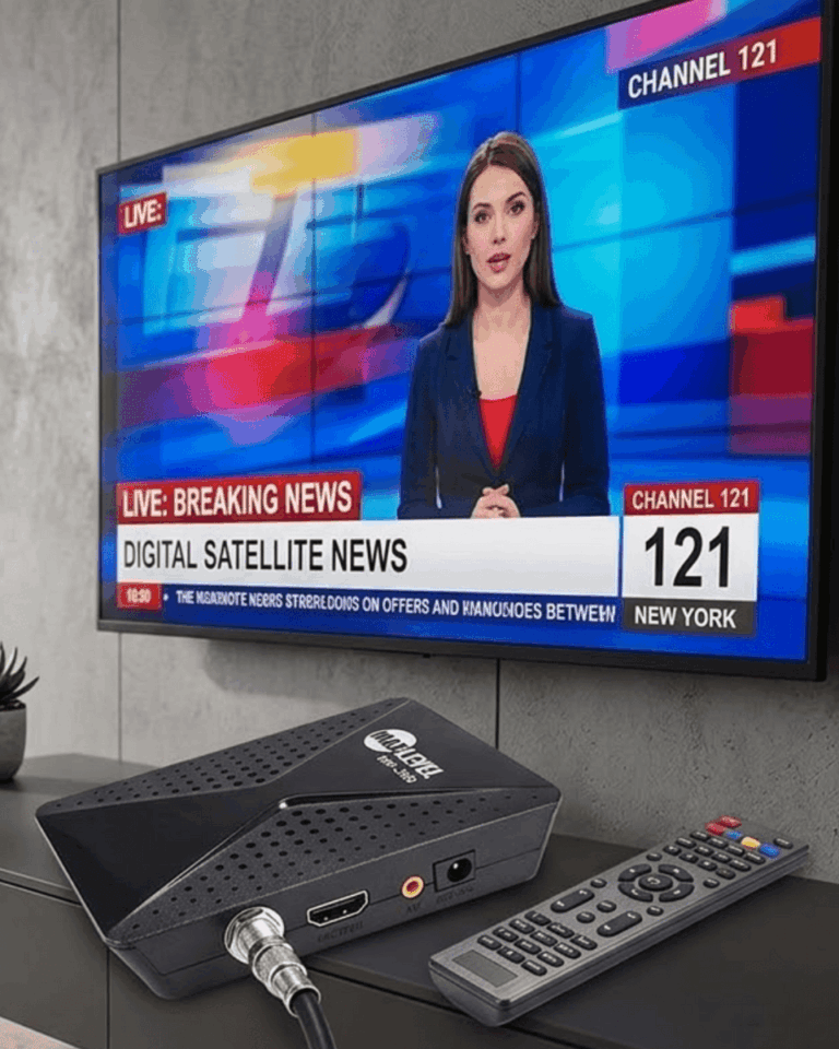 HD Uydu Alıcısı Full HD Görüntü HDMI USB WiFi Destekli