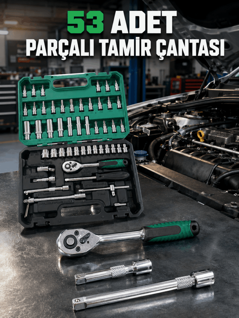 Derin Lokmalı Uçlu Çok Fonksiyonlu Tamir Seti
