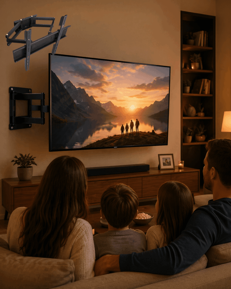 32 55 İnç Ayarlanabilir TV Askı Aparatı Güçlü  Duvar Tipi Askı