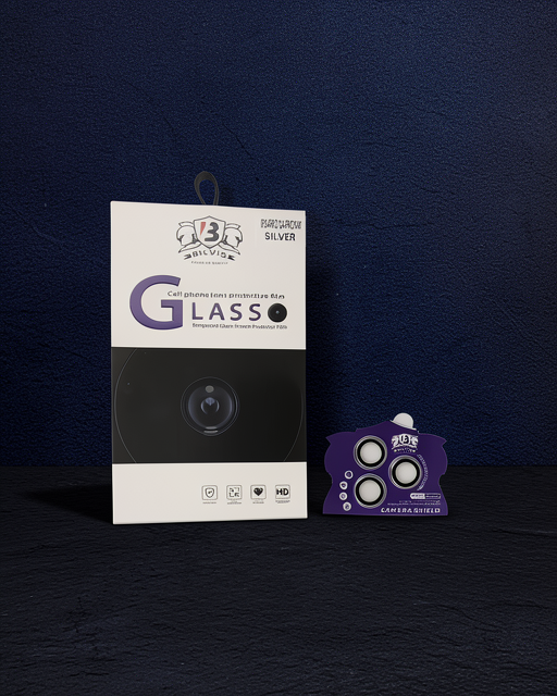 Apple İphone 14 Pro Max Bilvis Titan Kamera Lens - Gümüş