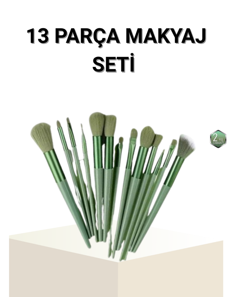 13’lü Profesyonel Makyaj Fırça Seti – Yumuşak Sentetik Kıllı, Tüm Cilt Tiplerine Uygun