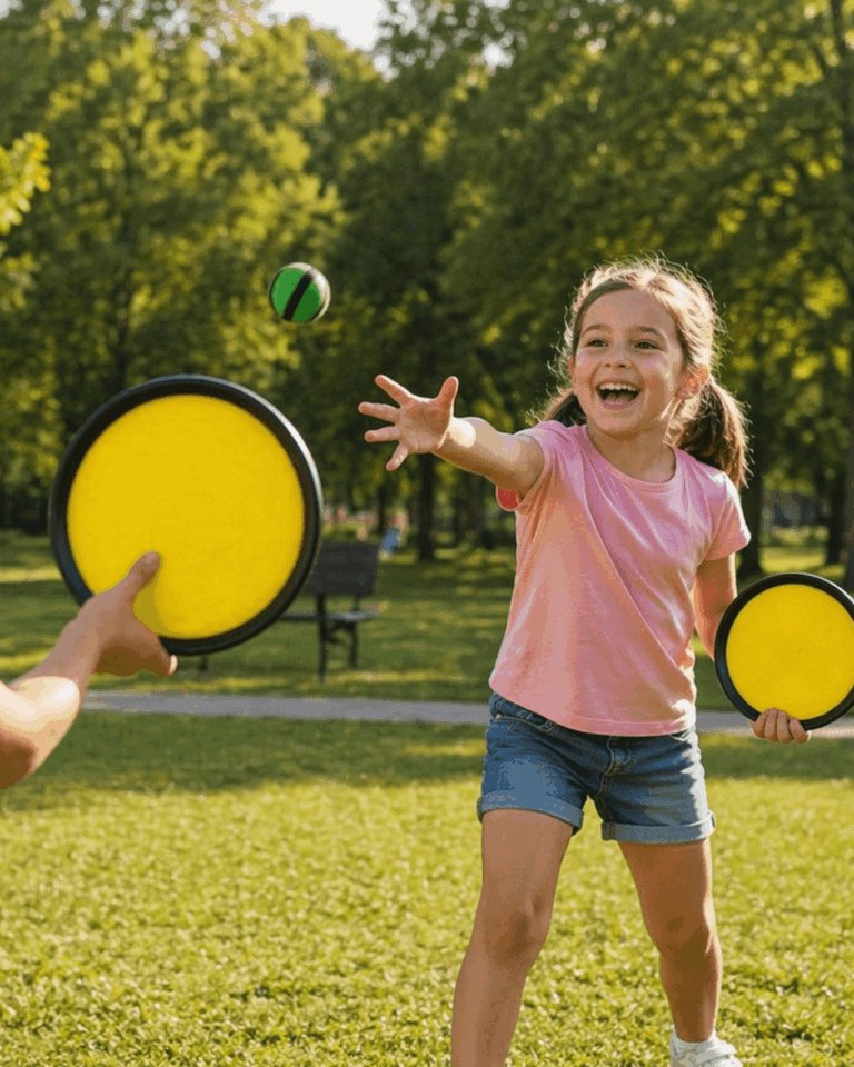 Catch Ball Set 2 Kişilik Top Yakalama Oyunu Çocuk Aktivite Seti