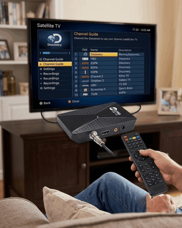 Gelişmiş Özellikli Uydu Alıcısı HDMI  USB WiFi Destekli
