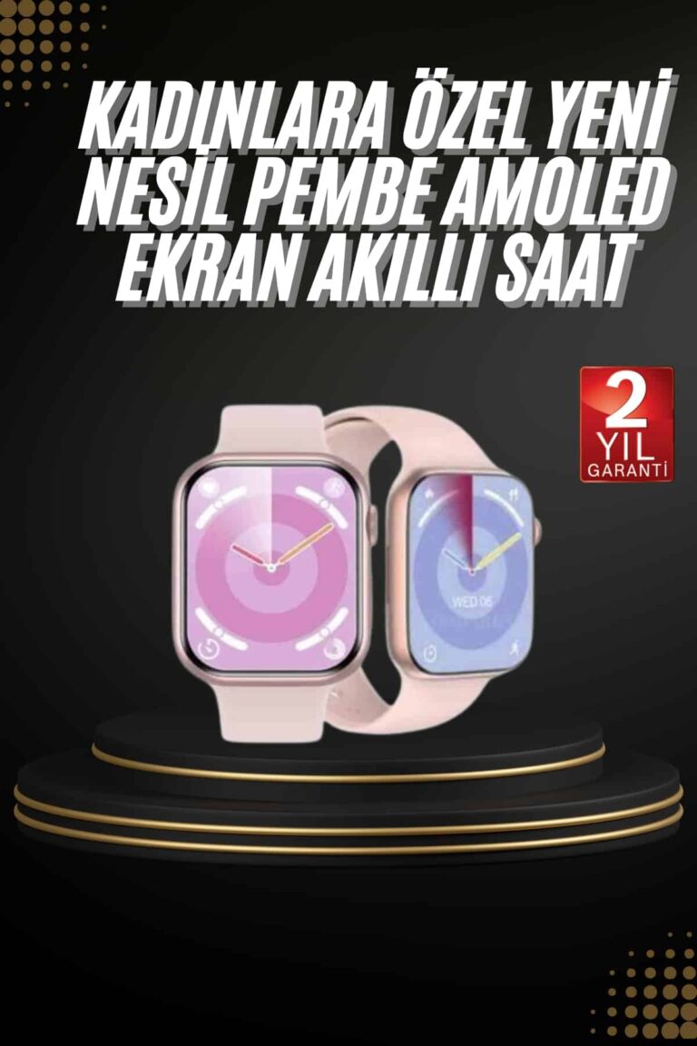 Akıllı Saat Bluetooth Bağlantılı Bluetooth Arama ve Sosyal Medya Bildirim Destekli