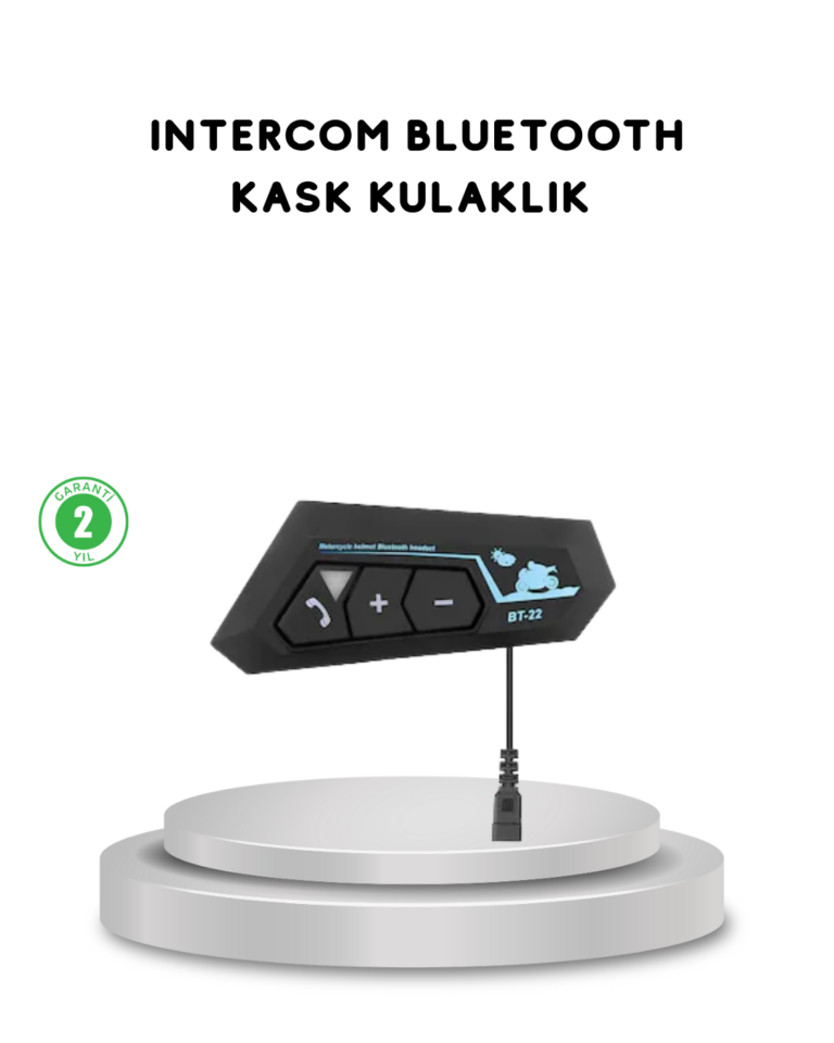 BT22 Kask Bluetooth Kulaklık 5.0 Gürültü Engelleyici ve Eller Serbest Kullanım