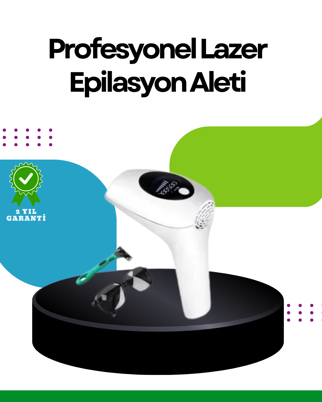 Hasuba IPL Lazer Epilasyon Cihazı HS-262 Kadın ve Erkek İçin