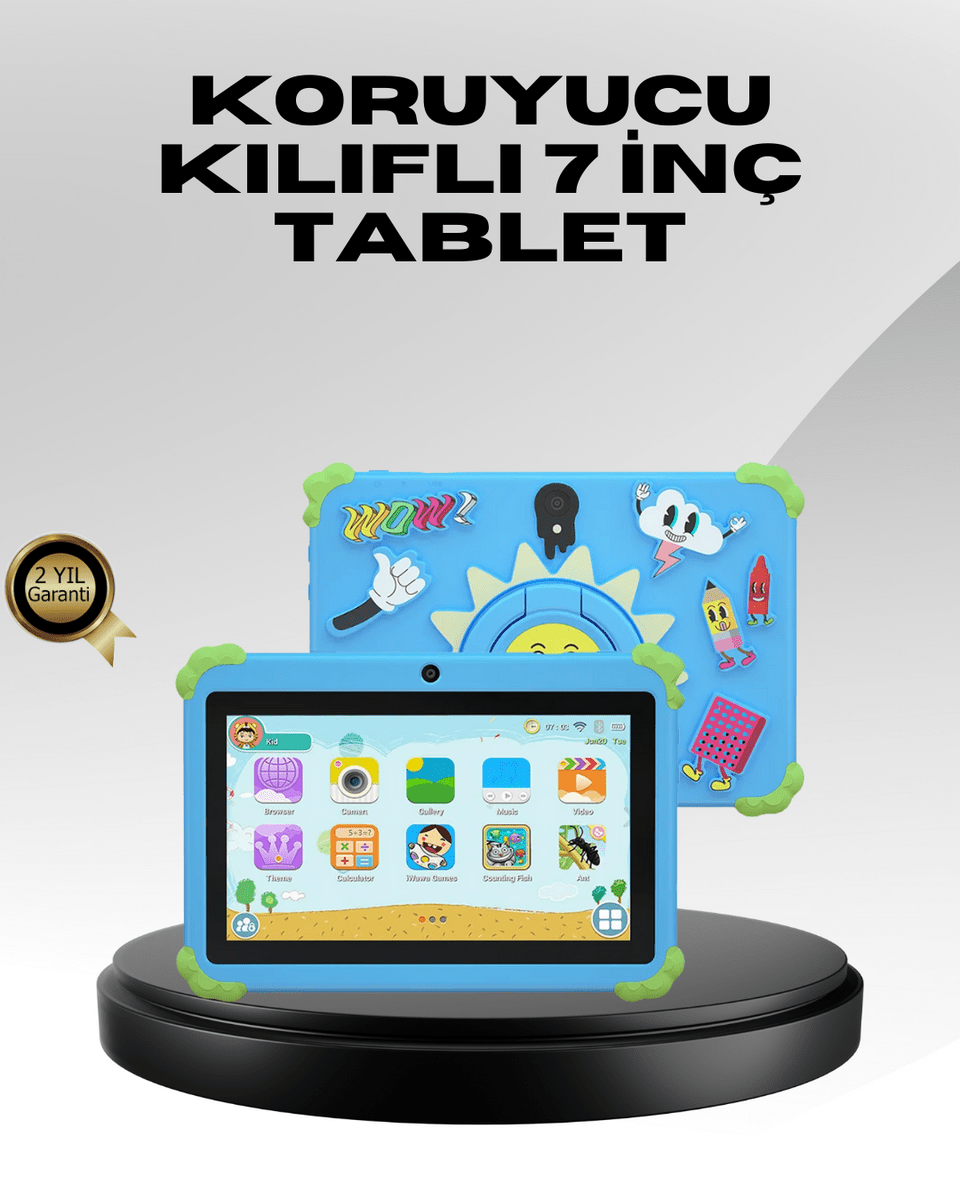 Android İşletim Sistemli 7 İnç Tablet Günlük Kullanıma Uygun