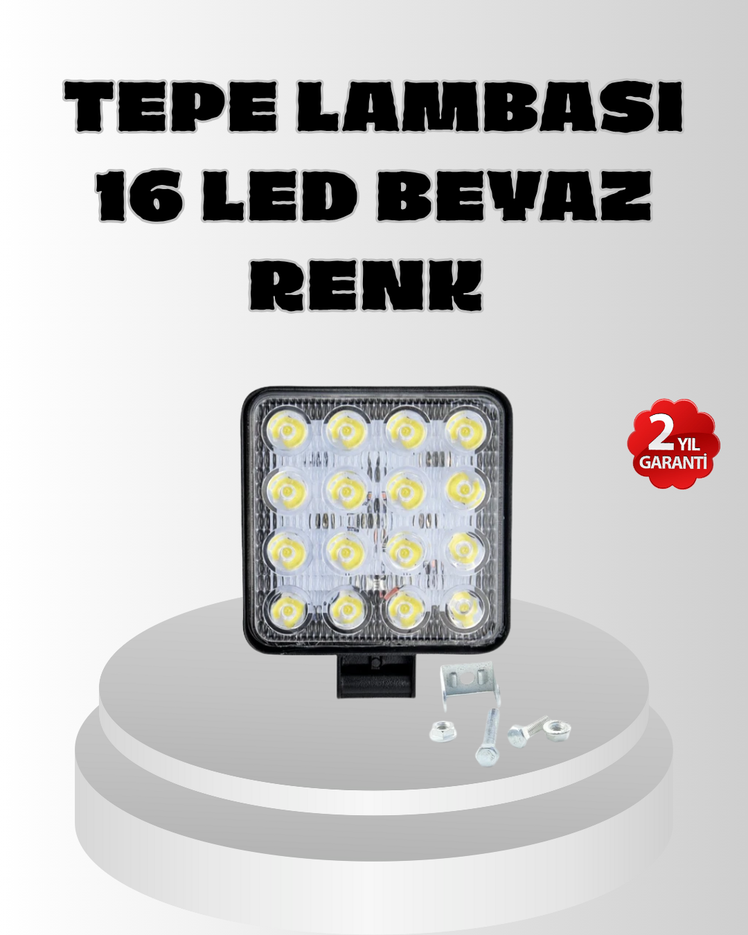 4x4 Off Road LED Aydınlatma – Traktör, Tekne, Forklift, ATV Uyumlu, Yüksek Parlaklık