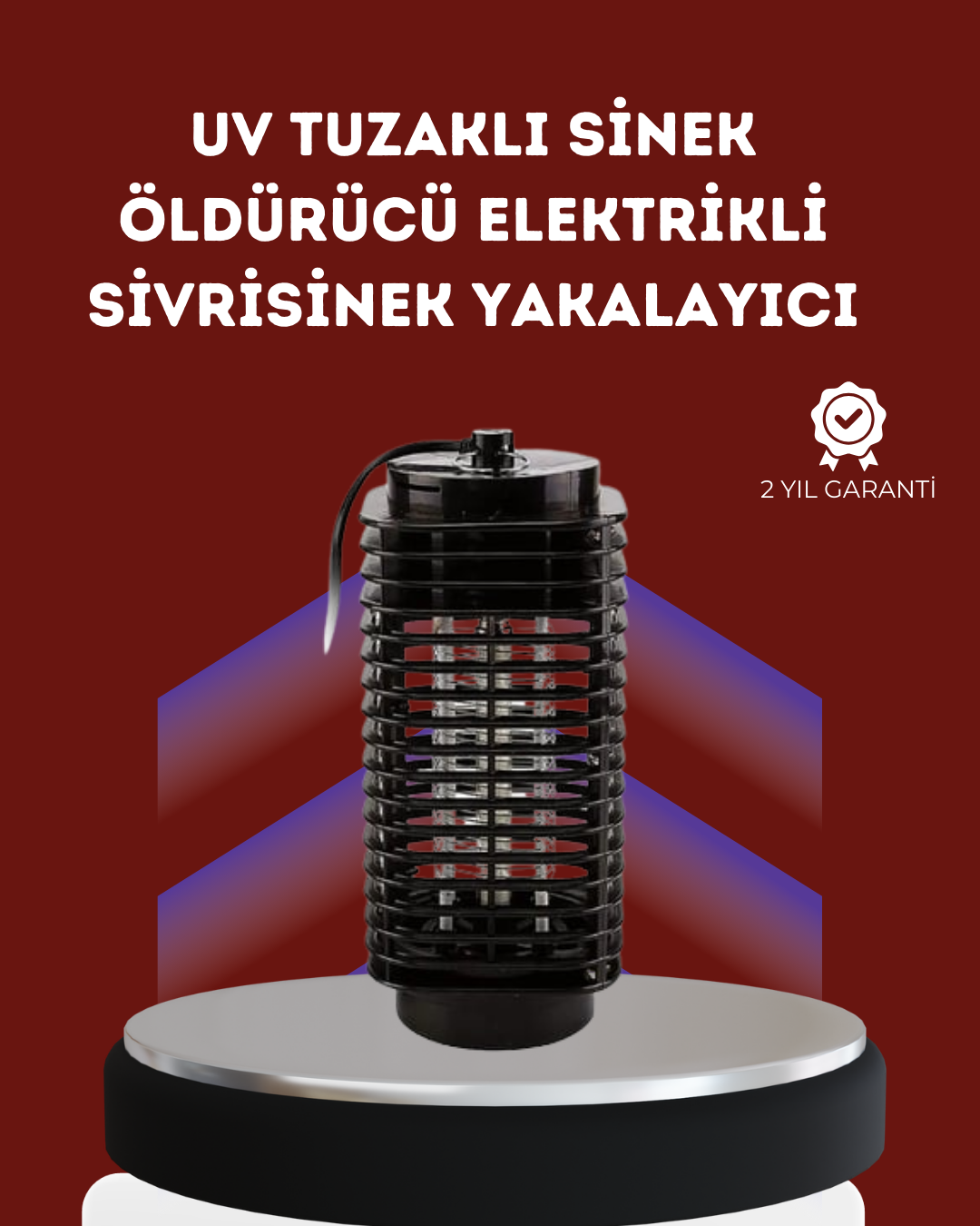 Uzun Ömürlü Elektrikli Sivrisinek Katili – Sessiz Çalışma, Güçlü Performans