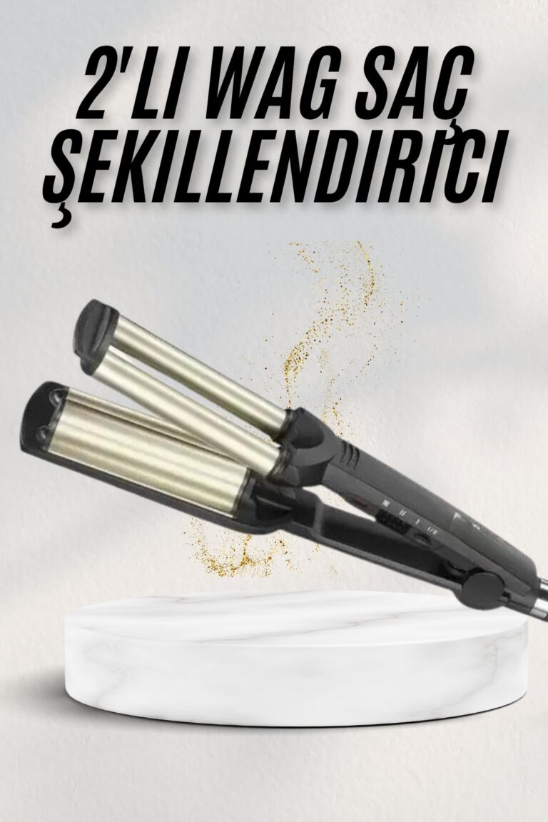 Saç Şekillendirici Wag Maşa Su Dalga Maşası Tüm Saç Tiplerine Uygun