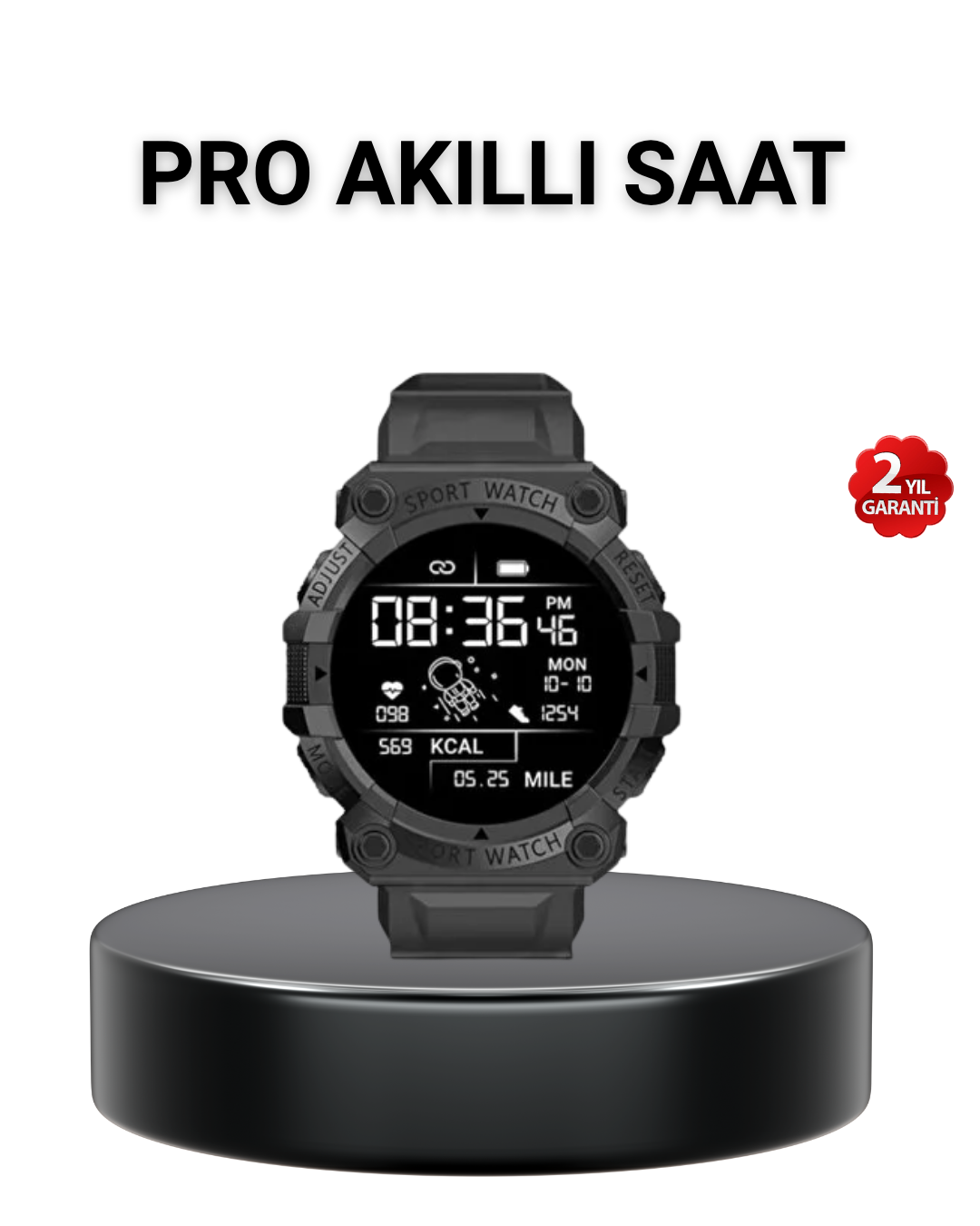 Pro Akıllı Saat – Nabız, Uyku, Adımsayar, Bluetooth 5.0
