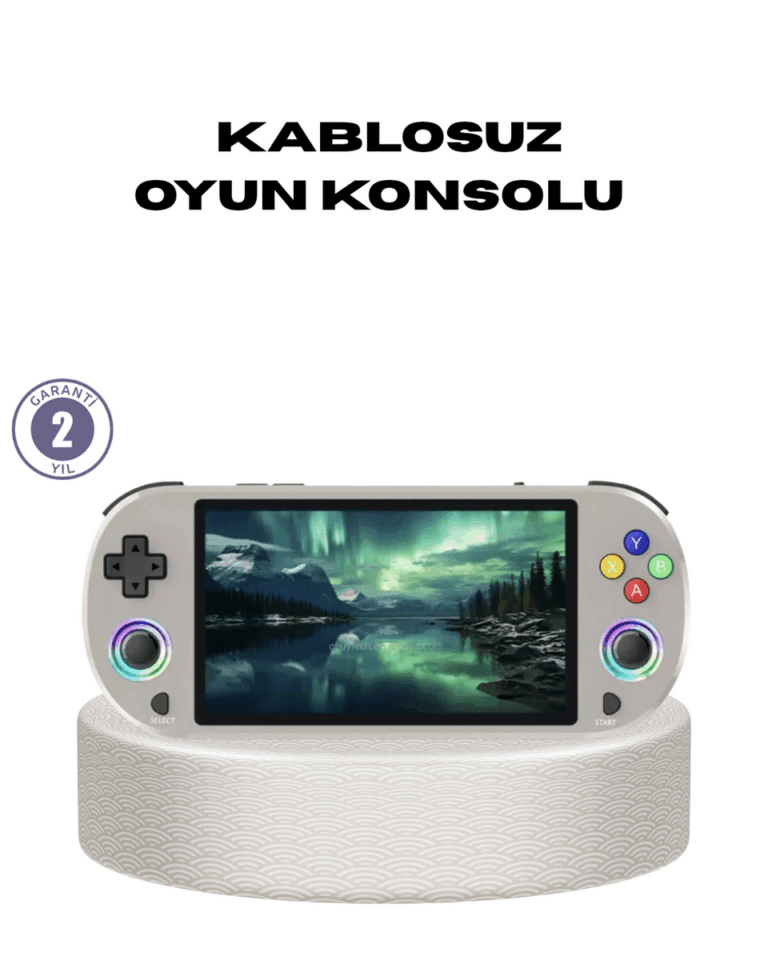 Taşınabilir Retro Oyun Konsolu – 5 İnç IPS Ekranlı, 3000 mAh Şarjlı, HD Destekli
