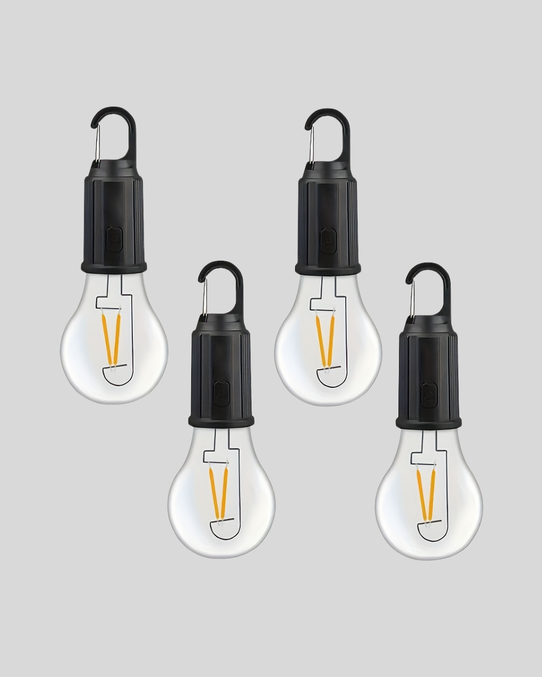 Taşınabilir Şarjlı LED Kamp Lambası – Type-C Girişli ve Kancalı Tasarım