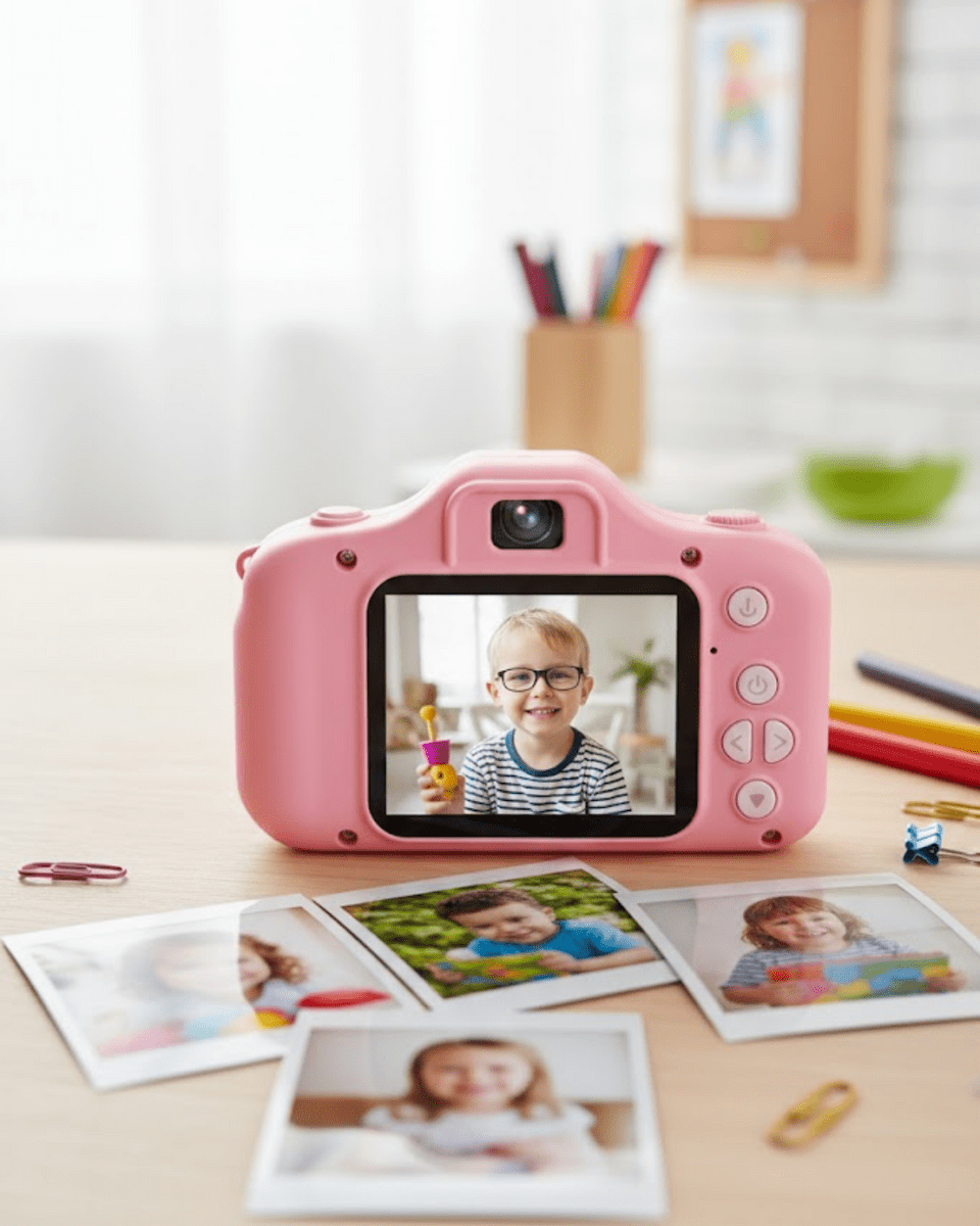 Kompakt Dijital Kamera HD Video ve Fotoğraf Kayıt Özellikli USB Şarjlı Mini Cihaz