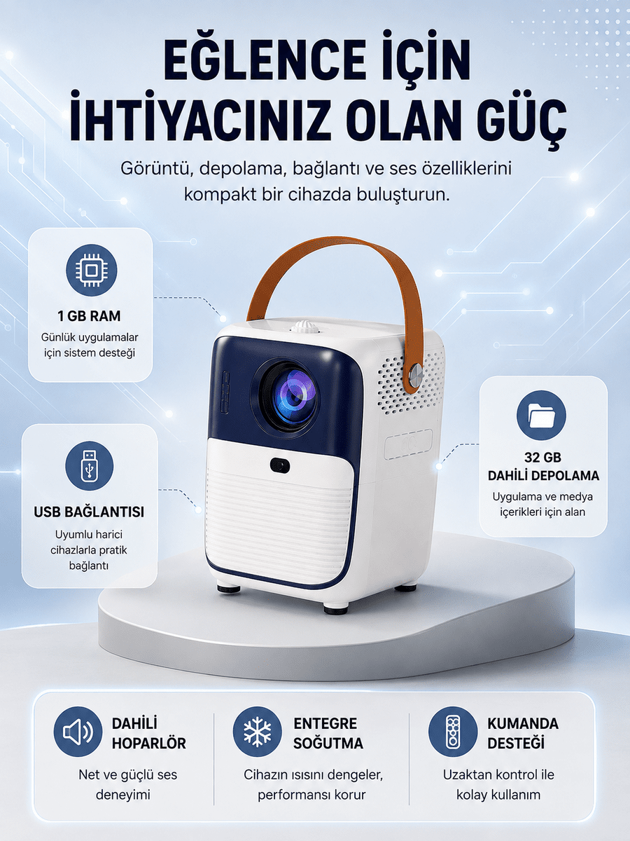 Ultra HD Android TV Kutusu 1920x1080 32GB Depolama Hoparlör USB Fanlı Yeni Nesil