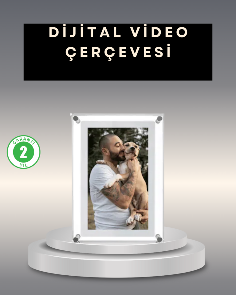 Fotoğraf, Video ve Müzik Destekli 7 İnç IPS Dijital Çerçeve – Çoklu Medya Deneyimi