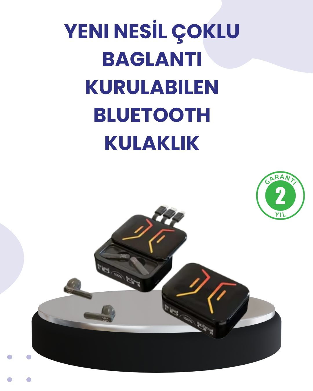 300mAh Kutulu Bluetooth Kulaklık – 40mAh Kulaklık Bataryası