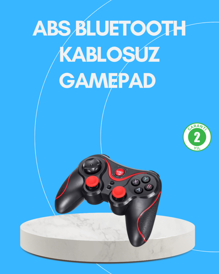 Uzun Pil Ömürlü Kablosuz Oyun Kumandası PC Telefon Tablet İçin