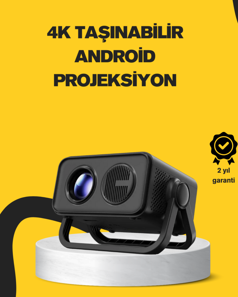 Full HD 1080P HDR Destekli Akıllı Projeksiyon Cihazı