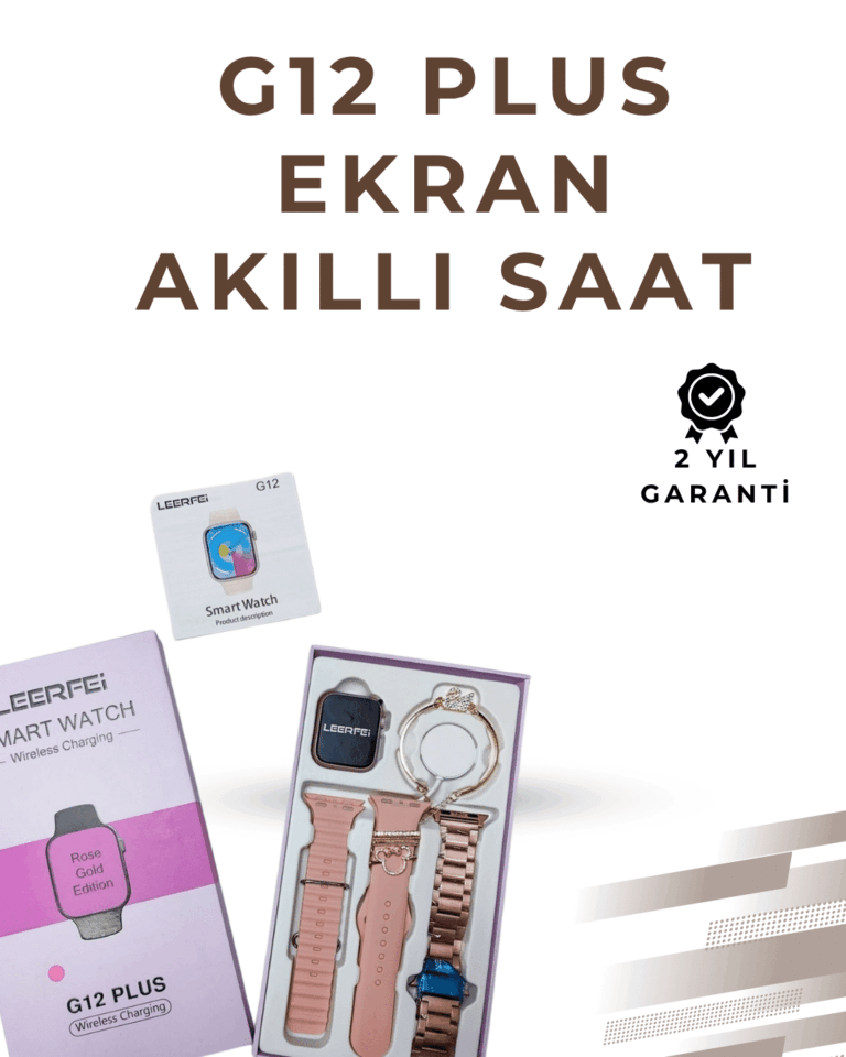 Akıllı Saat GPS Destekli – Kalp Ritmi Ölçer, Titreşimli Bildirim, Su ve Toz Geçirmez