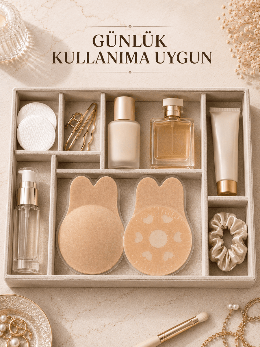 Görünmez Kendinden Yapışkanlı Destek Pedi Yeniden Kullanılabilir Silikon Destek Pedi