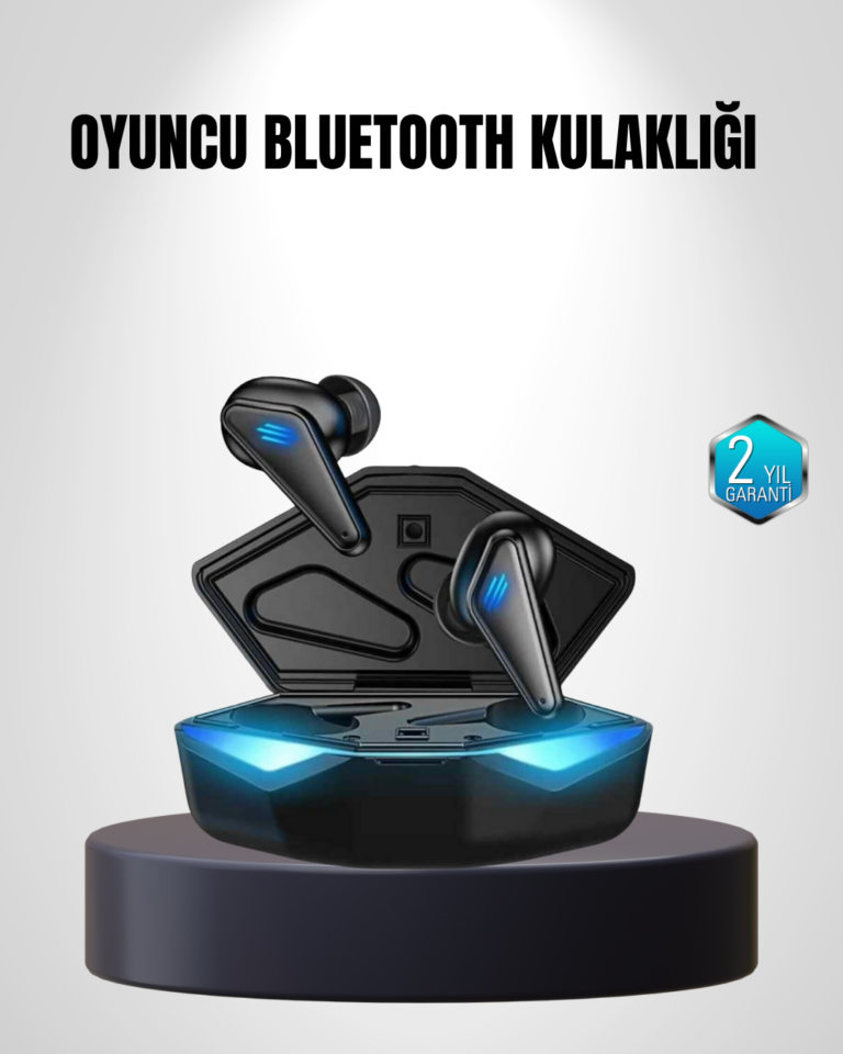Gaming Bluetooth Kulaklık Pasif Gürültü Önlemeli 12mm Sürücülü
