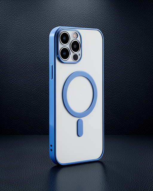 Apple İphone 14 Pro Kılıf Magneticsafe Lazer Silikon - Sierra Blue