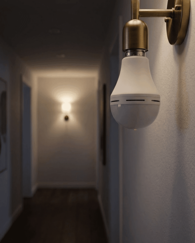 35W Şarjlı LED Ampul E27 Duy 6500K Beyaz Işık Kesintisiz Aydınlatma